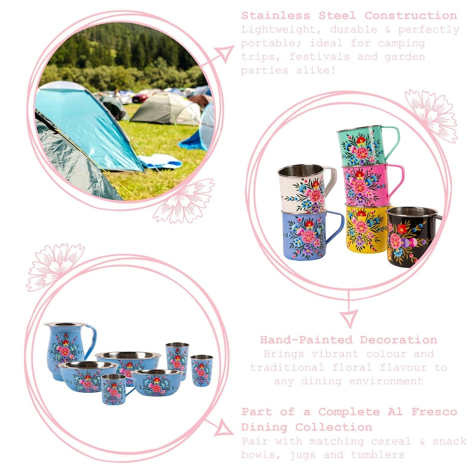 image 1 of BillyCan Camping Mug - 450ml - Buttercup Pansy