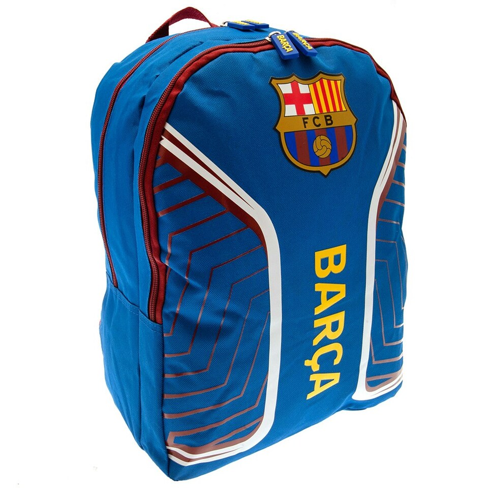 image 1 of FC Barcelona Crest Backpack - Blue/Maroon - One Size