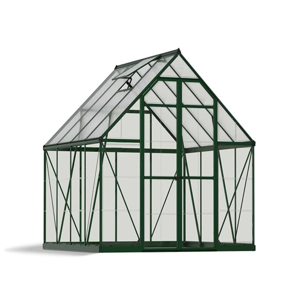 image 1 of Greenhouse Balance 8 x 8 - Polycarbonate - L247 x W244 x H229 cm - Green