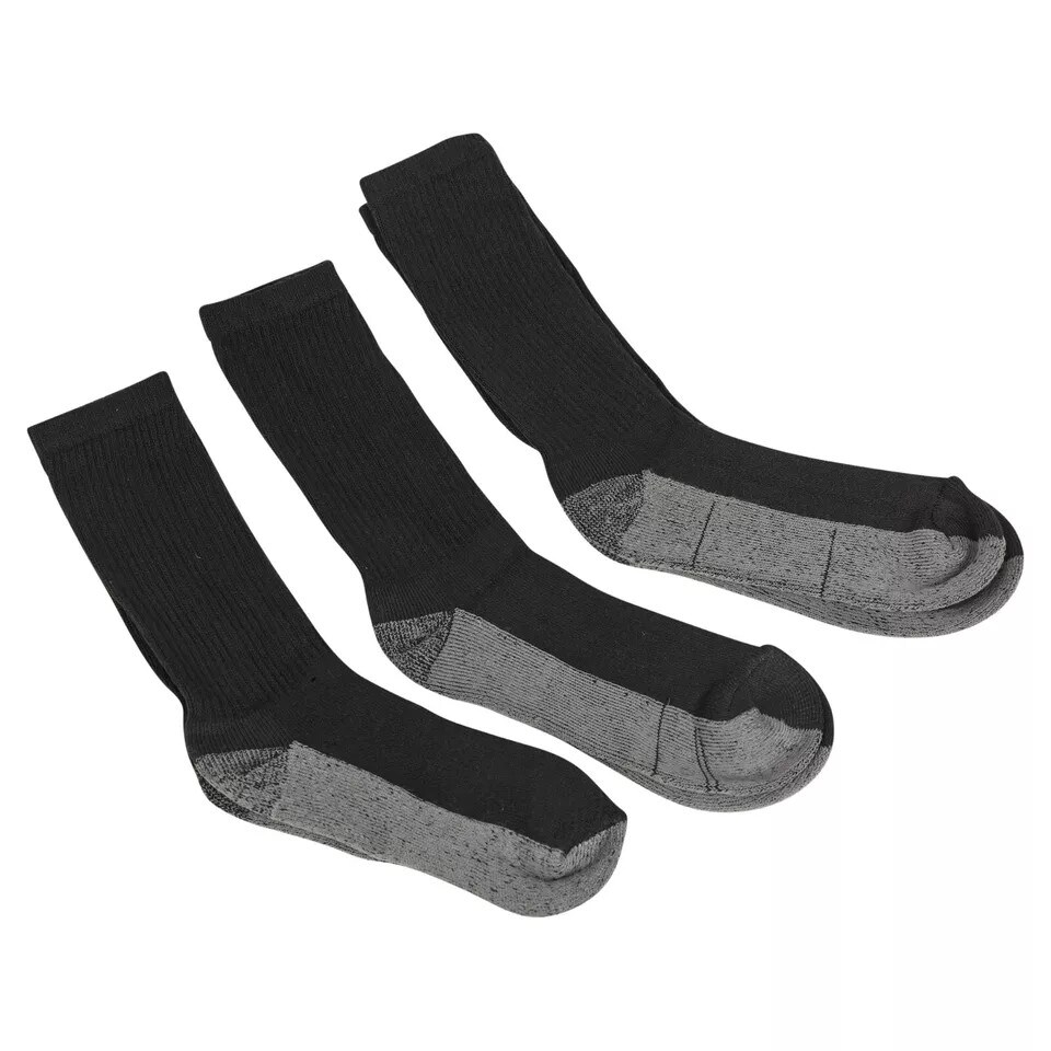 image 1 of Heavy Duty Thermal Work Socks - UK 6-12, EUR 43-46 | Black | 12