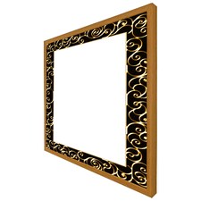 Ancient egyptian border (Picture Frame) Brown | Oak | XS