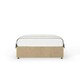 image 2 of Majestic 1000 Pocket Sprung Cream Linen Divan Set Small Double