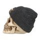 image 2 of Something Different Skull Ornament - Brown/Black - One Size