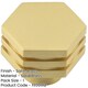 image 2 of Elegant 30mm Satin Brass Cupboard Knob for Modern Interiors - Kitchen Cabinet Knob