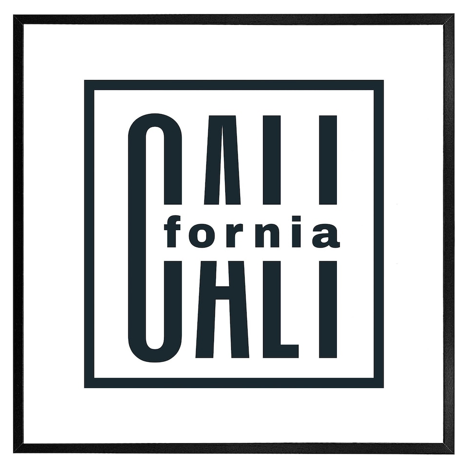 image 1 of California (Picture Frame) Black | XL