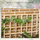 image 4 of Outsunny 3 Tier Wooden Garden Planters with Trellis for Vine Climbing Plants