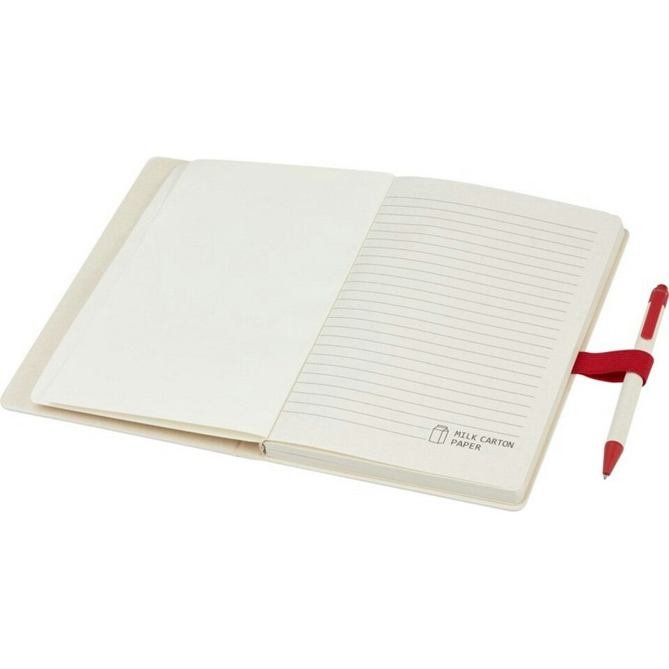 image 1 of Dairy Dream A5 Notebook & Pen Set - Red - One Size