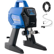 HOMCOM Wall Spray Gun, Airless Paint Sprayer for Wall Painting, 200 Bar | Blue