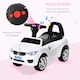 image 7 of HOMCOM Ride on Car Baby Toddler Walker Foot to Floor Sliding Car Slider White