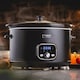 image 2 of Cooks Professional 8L Digital Slow Cooker with Glass Lid | Black | Black