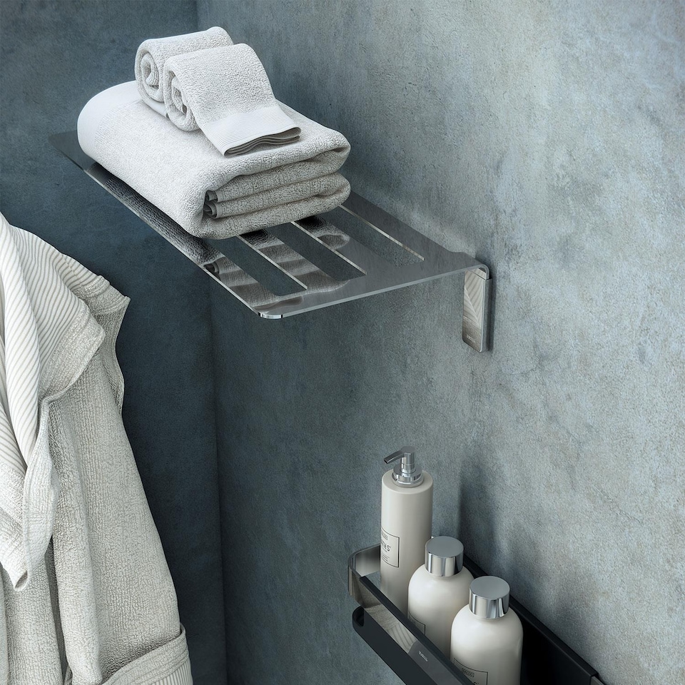 image 1 of COSMIC Towel rack, Chrome, LINE Collection