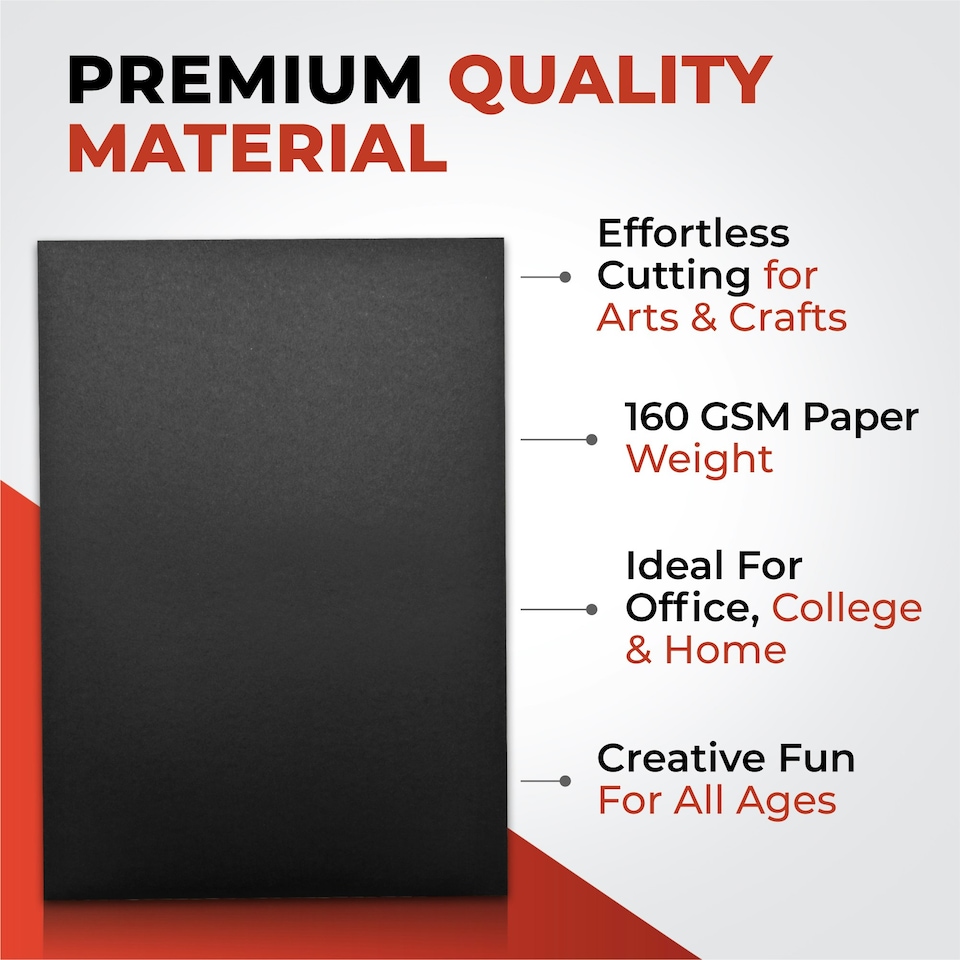 image 1 of Pack of 50 A4 Coloured Card 160gsm Sheets Orange | Orange | A4