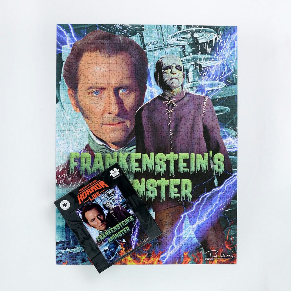 image 1 of Frankensteins Monster 1000 Piece Jigsaw Puzzle