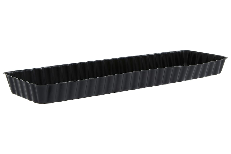 image 1 of Orsina Versatile Rectangular Fluted Cake Tins, Non Stick Coated Tins For Cake Baking, Fluted Design Baking Tin