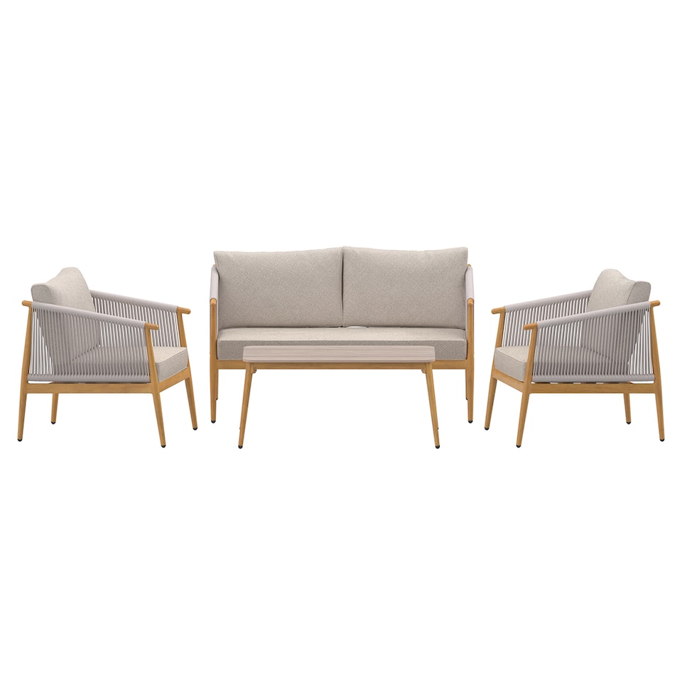 image 1 of Charles Bentley Almada 4 Seater Lounge Set