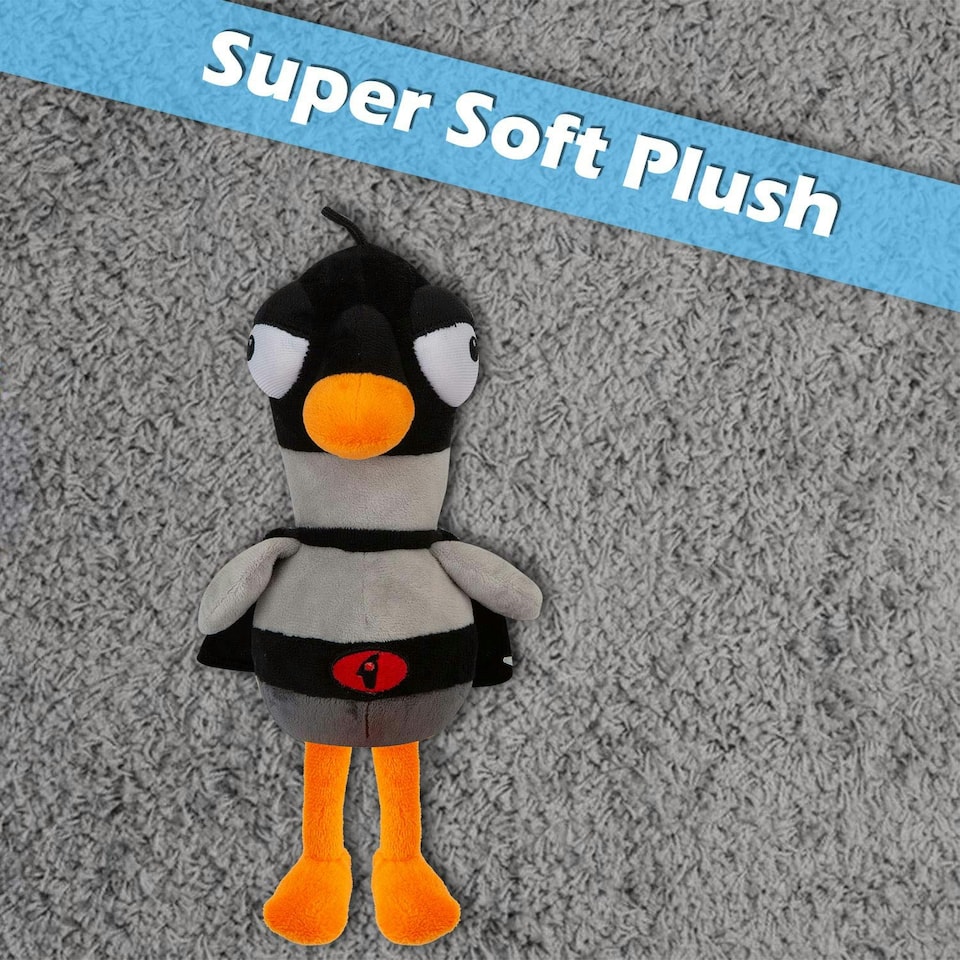 image 1 of Bat Goose Goose Duck Soft Toy Cute Plushie Huggable Cuddly 30cm Grey