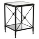 image 4 of Interiors by Premier Square Black Finish Side Table Black