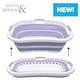 image 1 of Spring & Spruce Hip Hugging Collapsible Laundry Basket