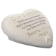 image 2 of Widdop Gifts Baby Boy Graveside Heart Plaque