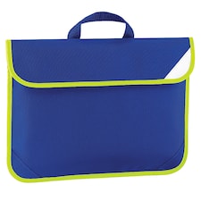 Quadra Enhanced-Vis Book Bag - 4 Litres - Bright Royal - One Size