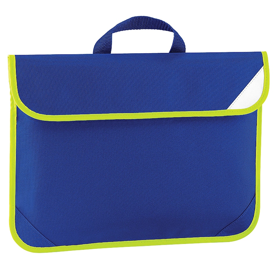 image 1 of Quadra Enhanced-Vis Book Bag - 4 Litres - Bright Royal - One Size