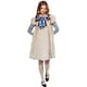 image 1 of M3GAN Womens/Ladies Costume Dress - Beige/Blue/Red - 10 UK - 12 UK One Size