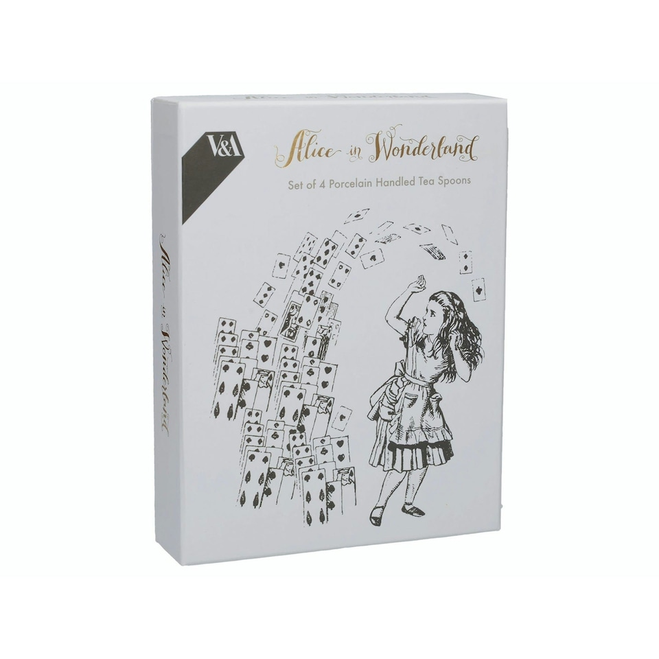 image 1 of V&A Alice in Wonderland Teaspoon Set 4 Piece