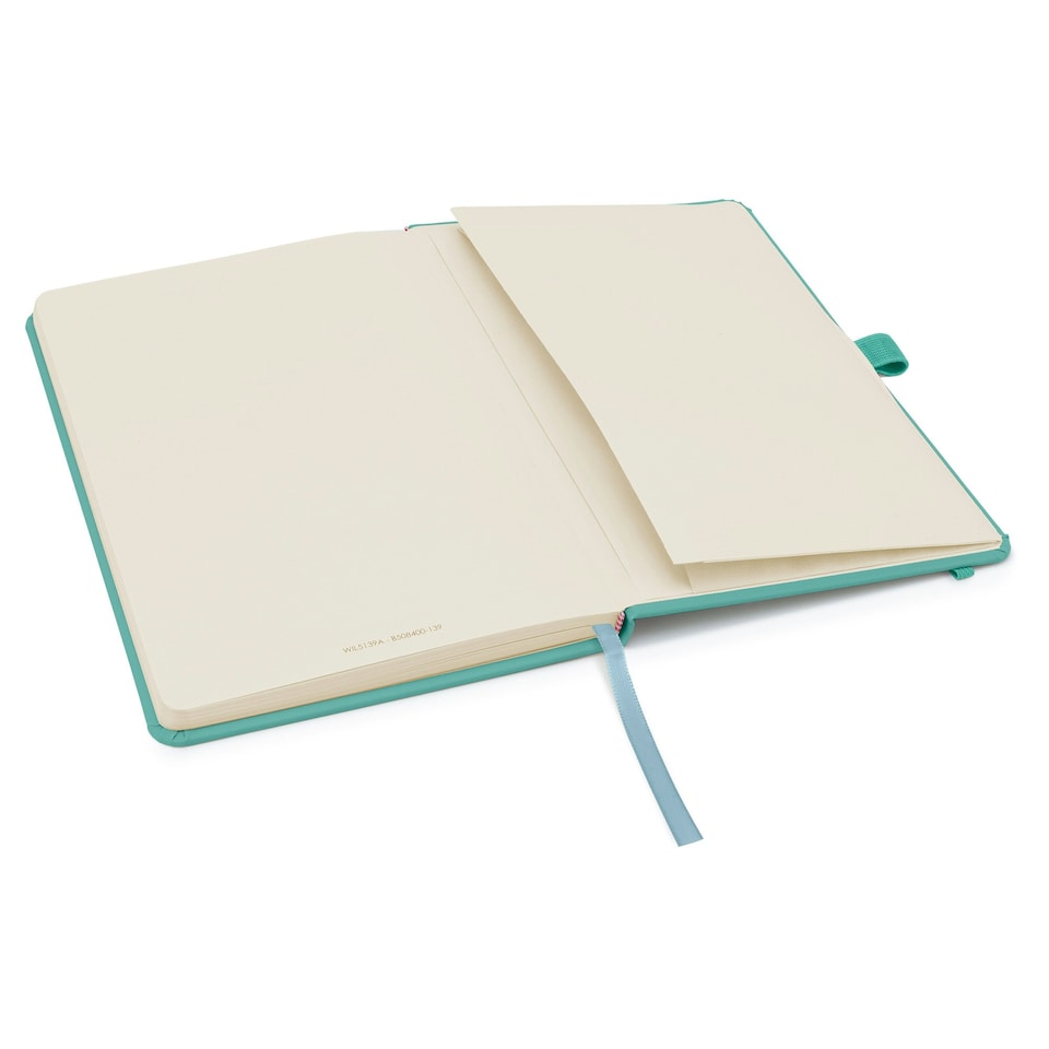 image 1 of Notes London A5 Wilson Lined Page Notebook Pastel Teal