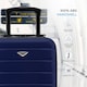 image 4 of Flight Knight Lightweight 2 Wheel ABS Hard Case Suitcases Cabin Carry On Hand Luggage 100+ Airlines Approved - Wizz, Ryanair & easyJet Free Carry On 40x30x20cm | Blue | Navy | Cabin Bag