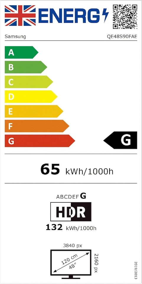 image 1 of Samsung 48" OLED S90F 4K Vision AI Smart TV (2025)