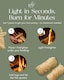 image 4 of Pelle & Sol Natural Firelighters Wood Wool 600 Pack