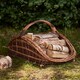 image 1 of Dornes Wicker Log Basket Brown