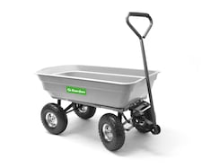 Q Garden 150kg Poly Garden Dump Cart Trolley