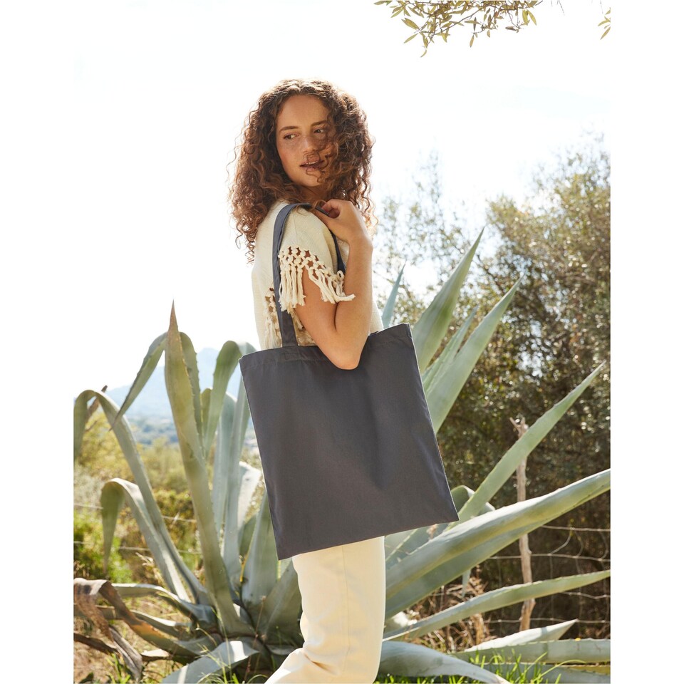 image 1 of Westford Mill Premium Cotton Tote | Blue | Bright Royal | One Size | 1
