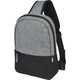 image 1 of Unbranded Reclaim Two Tone Recycled 3.5L Sling Backpack - Solid Black/Heather Grey - One Size | Black