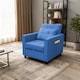image 5 of Alivio 3 in 1 Convertible Sofa Bed with Adjustable Backrest and Pull Out Sleeper (Blue)