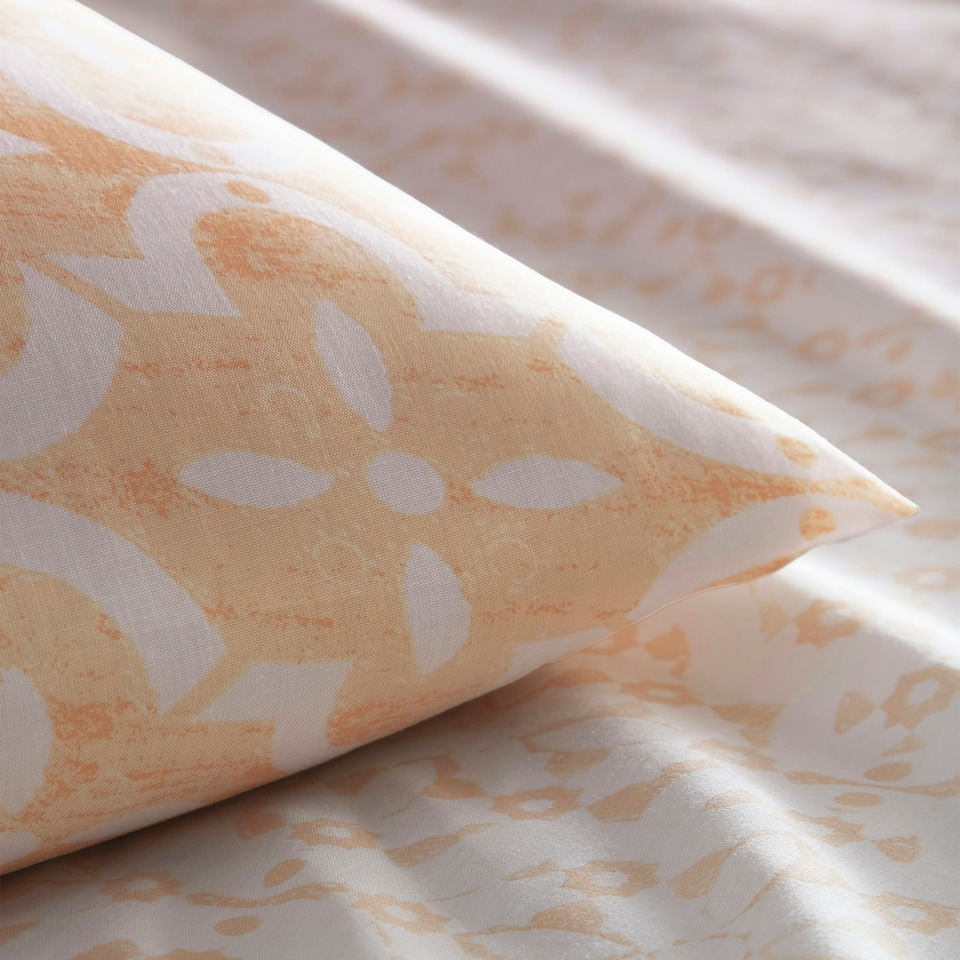 image 1 of Medina Duvet Cover Set Orange King Orange | King
