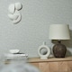 image 3 of Loom Luxe Wallpaper in Soft Grey Multi