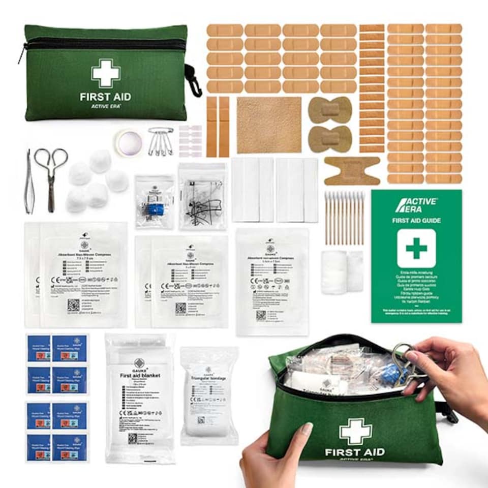 image 1 of Active Era First Aid Kit 120 pcs Green
