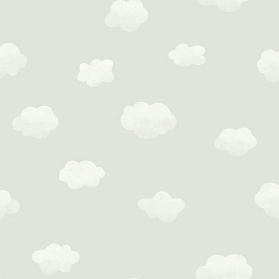 image 1 of Holden Décor Over The Rainbow Wallpaper - Grey/White - One Size Grey