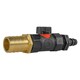 image 3 of 16mm  BSP Female Soft Touch Valve and 25mm Brass Straight Connector