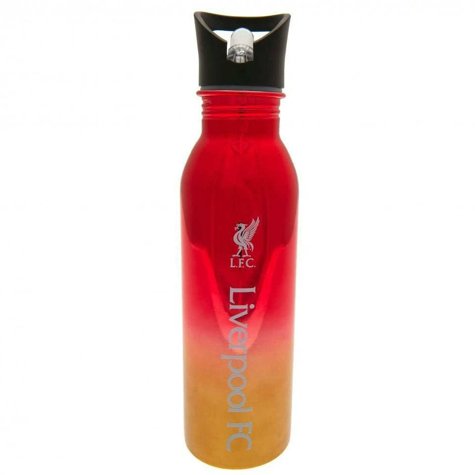 image 1 of Liverpool FC Metallic Sports Bottle - Red/Mustard Yellow/Black - One Size