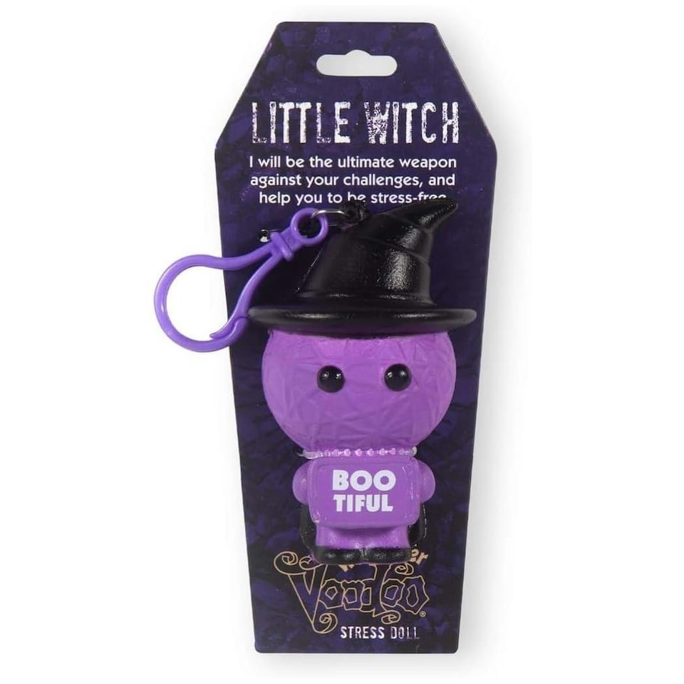 History & Heraldry Voodoo Stress Toy Keychain -  Little Witch