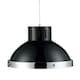 image 1 of Interiors by Premier Jasper Black and Chrome Bell Shaped Pendant Light