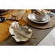 image 9 of Artesà Cast Aluminium Gold Leaf Plate