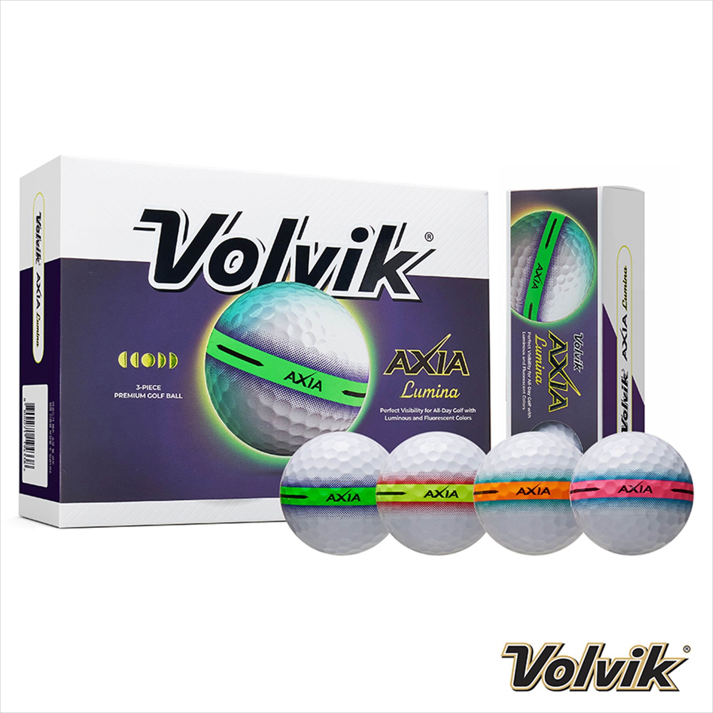 Volvik Axia Lumina Dozen White