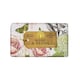 image 1 of The English Soap Company Anniversary Wrapped Soap Bar, Floral Scented Shea Butter Soap, Moisturising Soap Bar for Body, Rose and Peony Scent 190g