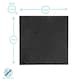 image 3 of Argon Tableware Square Slate Placemats - Set of 24 Natural Stone Smooth Edge Slate Dinner Mats Dinnerware Plate Placemats 33cm