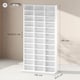 image 7 of HOMCOM DVD CD Media Storage Rack, Video Display Unit, Marble Effect | White