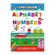 image 1 of Alligator I Can Colour Alphabet & Numbers Activity Book - Multicoloured - One Size